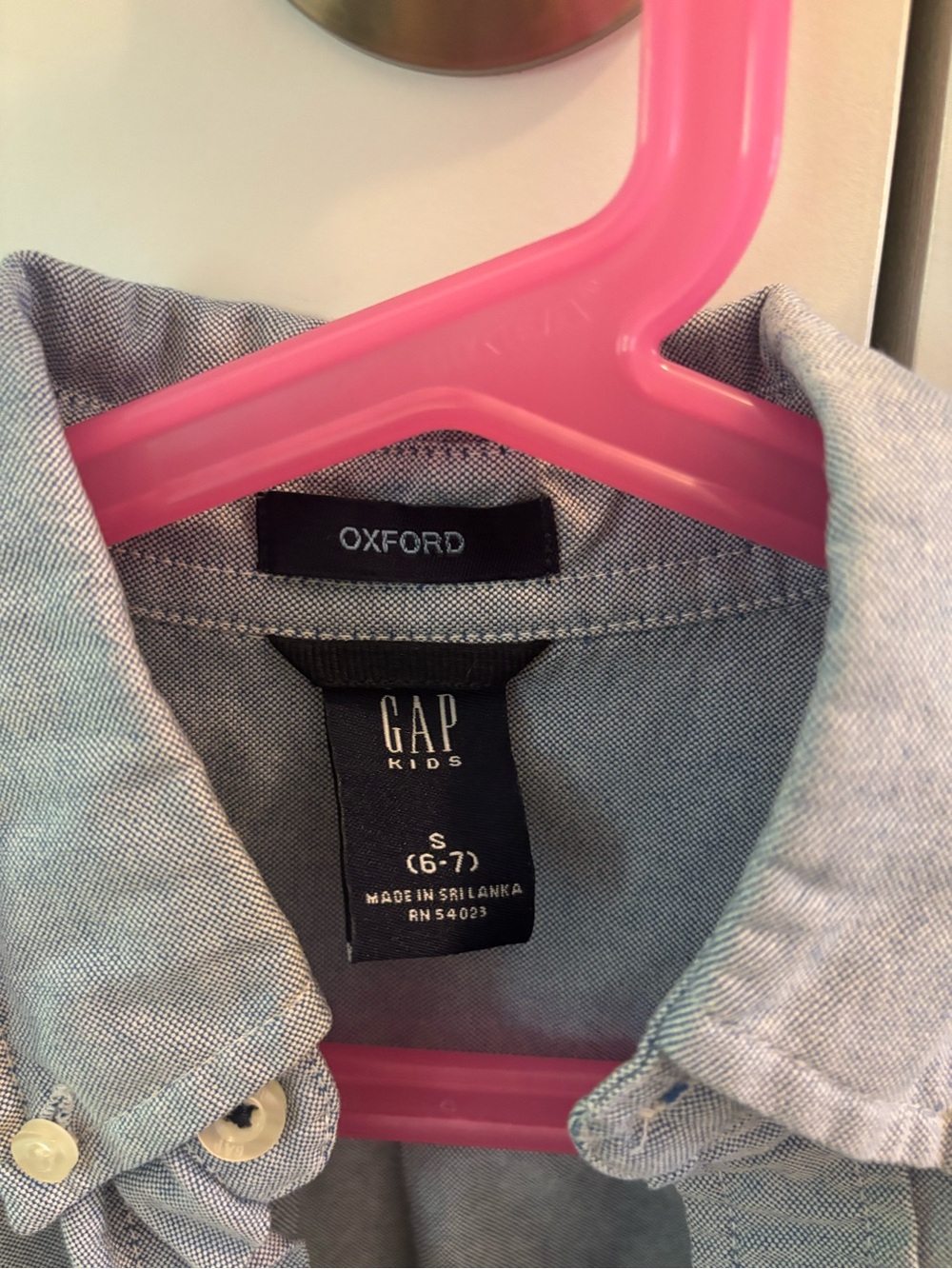 GAP Kids Oxford Shirt - Light Blue